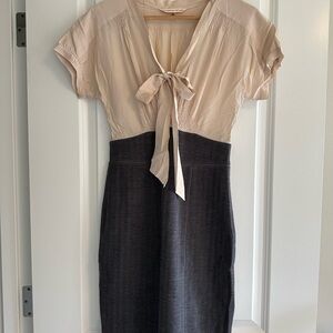 Rebecca Taylor Elegant Two-Tone Dress